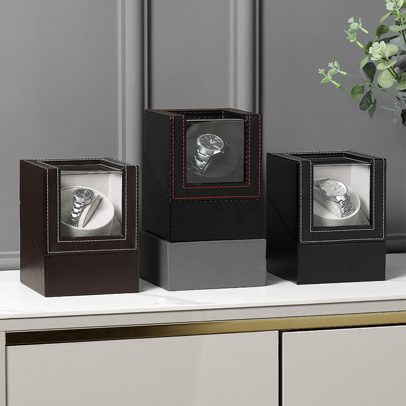 Mini single head electric watch box automatic winding watch box motor box USB interface watch shaker