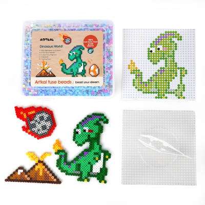 Yoken ARTKAL5000 Dinosaur Set Cross-border Hot Sale ARTKAL Beans Beans Beans