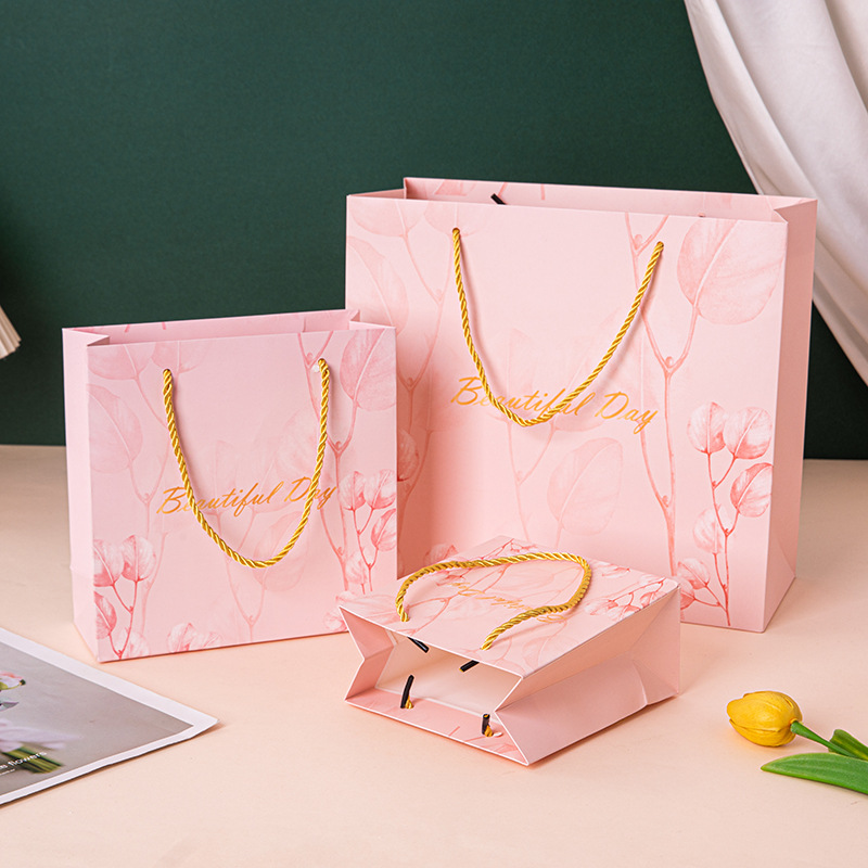 Spot Goddess Festival Pink Handbag Advanced Sense Gift Bag Fashion Jewelry Packaging Gift Bag Back Gift Bag