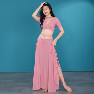 Dancer Belly Dance Costume Summer Practice Costume suit Water Gauze Oriental Dance Table Performance Costume Group Costume 273 3113