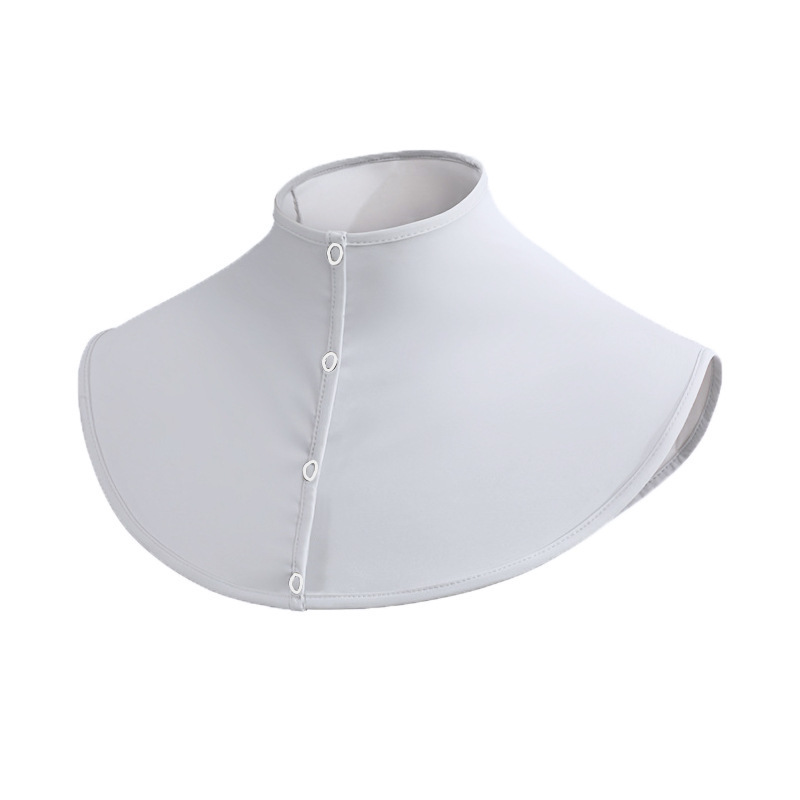 New Ice Silk sunscreen collar women's summer driving anti-ultraviolet neck thin skin care neck sunscreen shawl