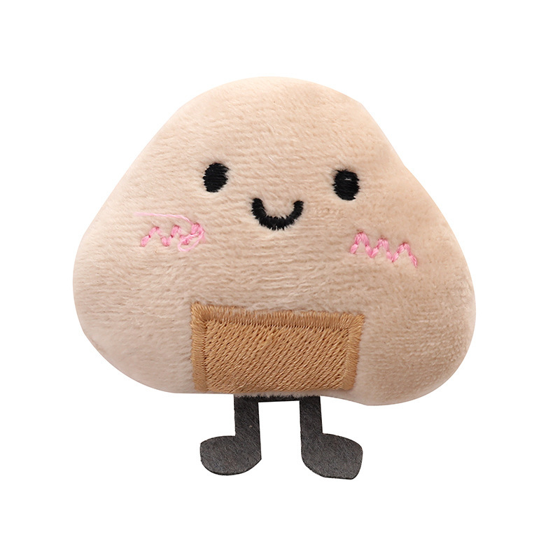 秋冬の新商品のアイデアの小さいパンのぬいぐるみのブローチはかわいい日系の少女のカバンのペンダントの服の部品を卸売りします。|undefined