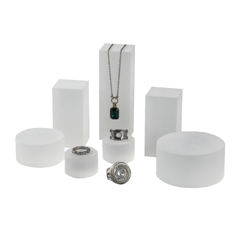 Matte acrylic earrings earrings earrings display rack jewelry tray shooting props jewelry ring rack