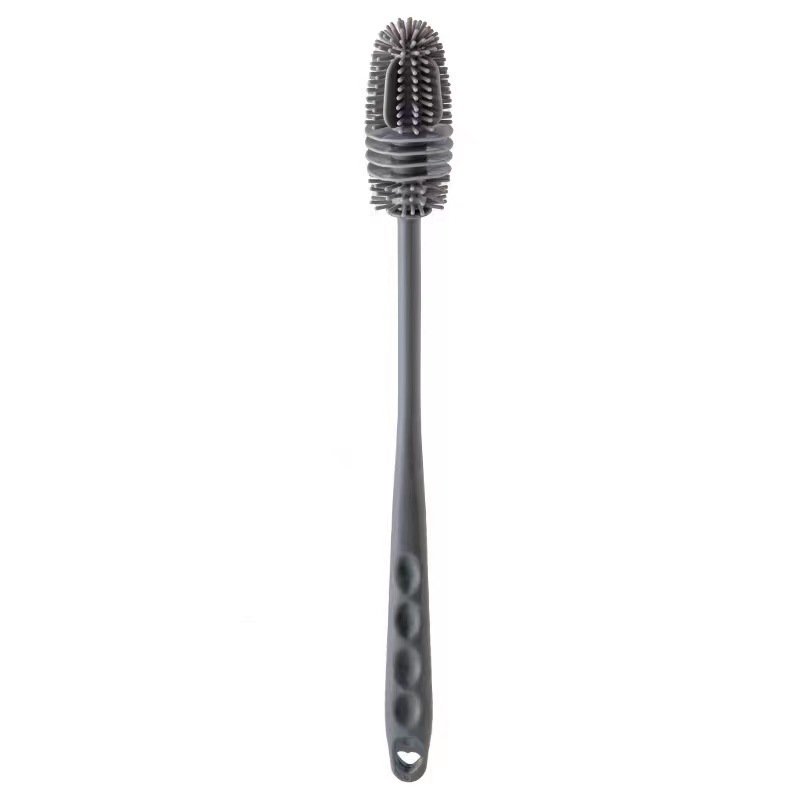 Wash Cup Artifact Silicone Cup Brush No Dead Angle Household Long Handle Silicone Milk Bottle Brush Cup Artifact Tea Cup Brush