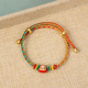 multicolored single brown-red