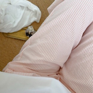 Korean Loose Breathable Powder Striped Household Shorts Cotton Japanese and Korean Style Summer Women's Pajama Pants