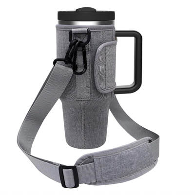 Diving material 40oz handle Car Cup cover insulation cover straw water cup cover ice cream cup kettle bag large capacity