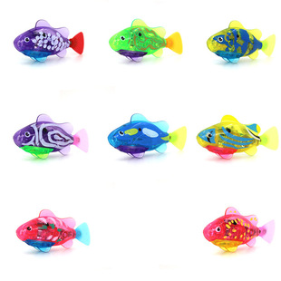 Hot selling electric fish swimming electronic pet fish simulation magic machine induction fish water bath toy fish
