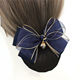 Double layer gauze crystal-blue thin