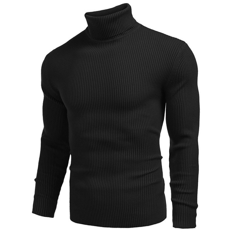 2023 foreign trade Men's sweater men's turtleneck sweater autumn and winter European and American men's sweater long sleeve pullover sweater