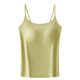 Small Sling Vest-style Women's Summer Thin Inner Wearing Beautiful Back Non-marking with Chest Pad Integrated Base Outer Wearing Top White