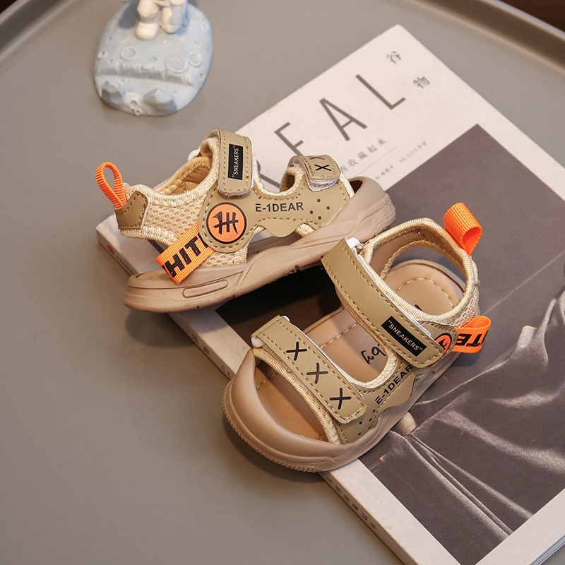 Baby sandals baby toddler shoes summer new men's and women's children's soft bottom functional shoes 0-3 years old non-slip shoes