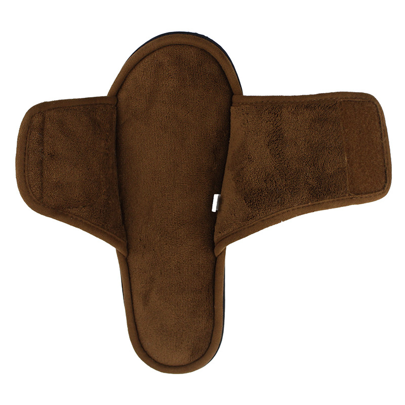 Men's Cross-border Mute Slippers Spring and Summer Open Toe Breathable Floor Soft Bottom TPR Pressed Cloth Bottom Machine Washable for Men
