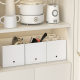 Japanese-style Bookshelf Right Angle Storage Box Household Large Cabinet Storage Box Snack Toy Plastic Box File Storage Basket