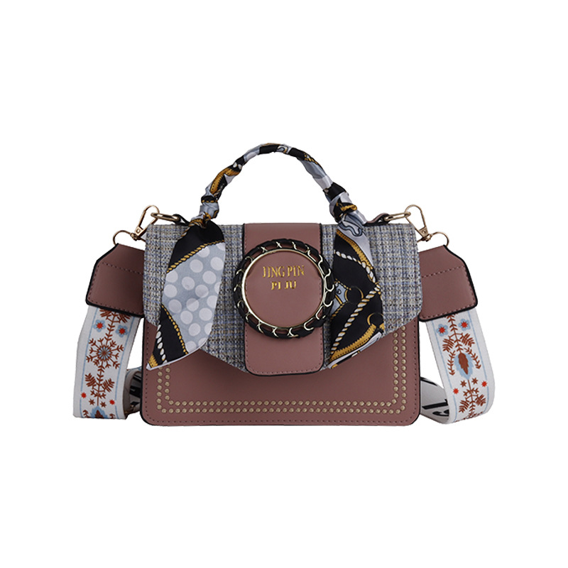 Retro textured bag for women 2021 new fashion autumn portable shoulder bag for women broadband crossbody Western style small square bag
