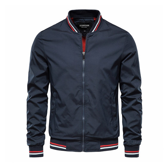Jacket Trendy Men's Spring and Autumn New European and American Casual Jacket Fashion Trendy Outerwear Men's Top Thin Wholesale Jacket
