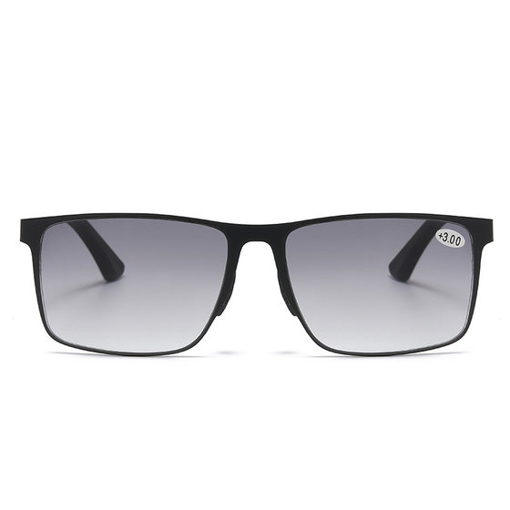 Presbyopia Glasses Men's Automatic Zoom Progressive Multifocal Far and Near Dual-purpose Presbyopia Glasses Sunglasses Anti-purple Line