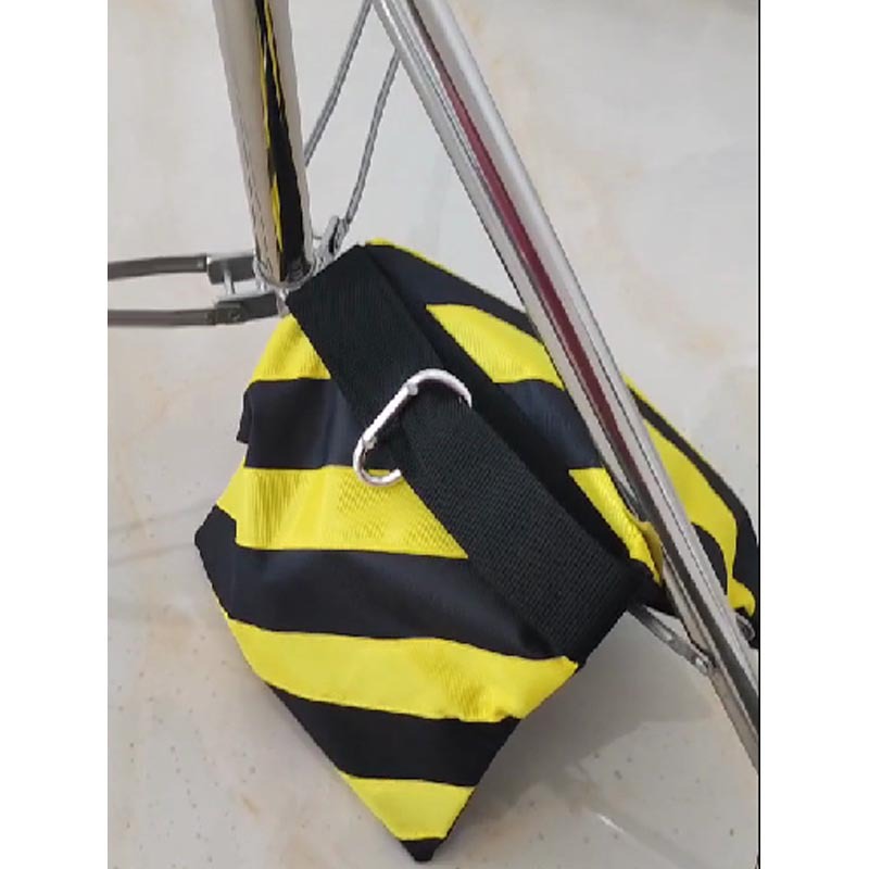 Film and Television photography special balance sandbag load-bearing sandbag factory direct two-color striped counterweight bag with Hook