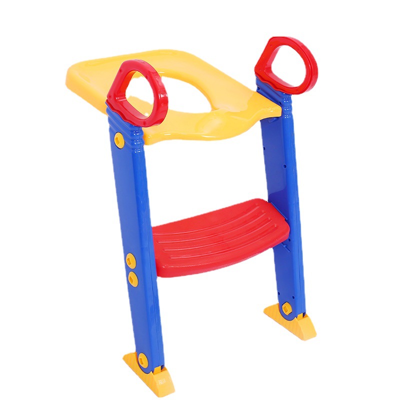 Children's Toilet Ladder Spot Toilet Ladder Baby Toilet Training Foldable Escalator Toilet Assistant for Children