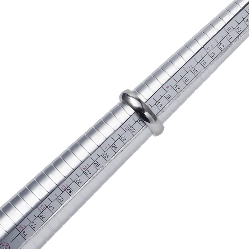 Four-size Stick Ring Measuring Stick Meidu Stick Hong Kong Stick American, British and European Method Ring Measuring Conversion Stick Ring Stick