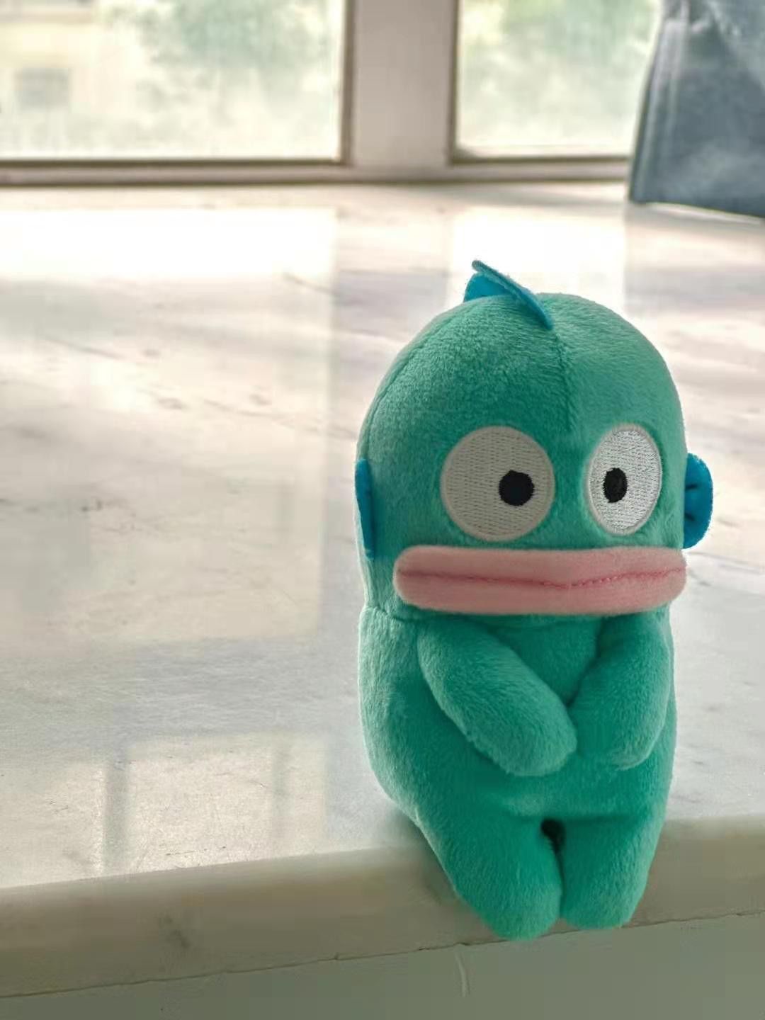 Social Fear of Ugly Fish Cleverly Sitting Mermaid Hunton Smelly Fish Doll with Hand Plush Toy Bedside Ornaments for Girlfriend