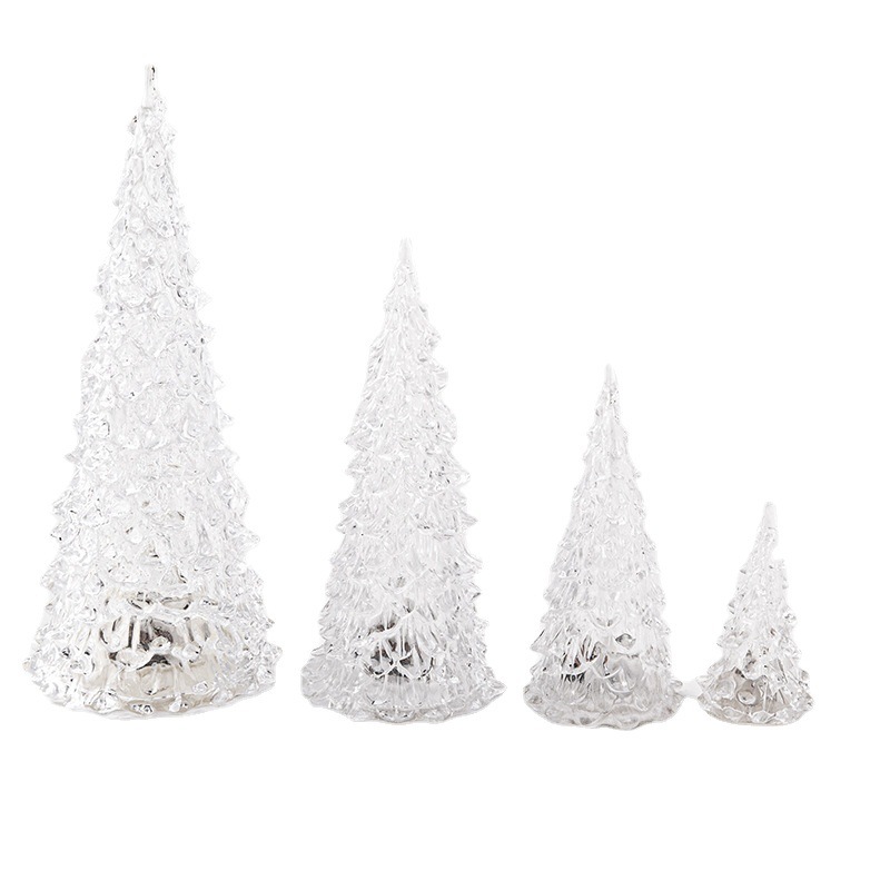 露店リングプラスチック発光玩具七彩アクリルクリスマスツリー小夜灯発光創意誕生日プレゼント|undefined