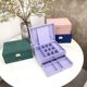 Southeast Asia independent station wholesale jewelry box pink ring earrings earrings earrings storage jewelry flannel
