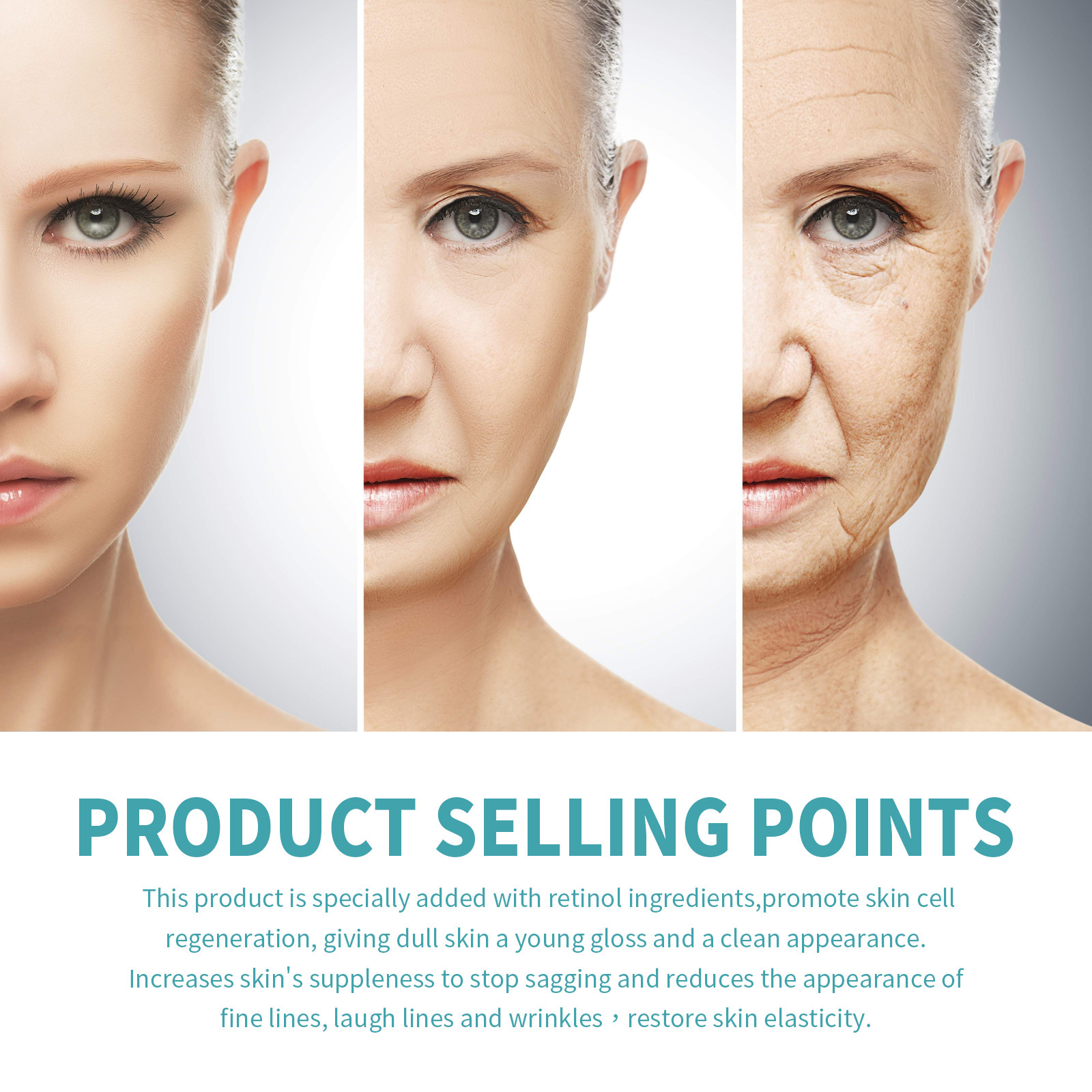 OUHEO Retinol Firming Cream Skin Care Moisturizing and Hydrating Firming Skin Pore Smoother Fine Lines Anti-Wrinkle Cream