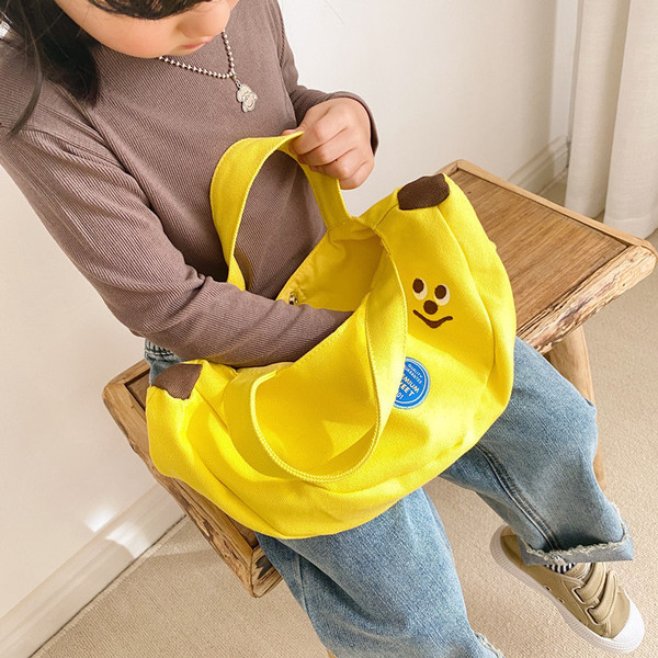 Korean INS Style Children's Banana Bag Portable Small Bag Girl's Small Bag Baby's Coin Purse
