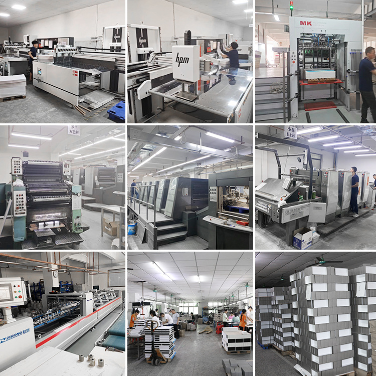 Flip cover heaven and earth cover product packaging box custom cosmetic carton custom color box packaging box printing