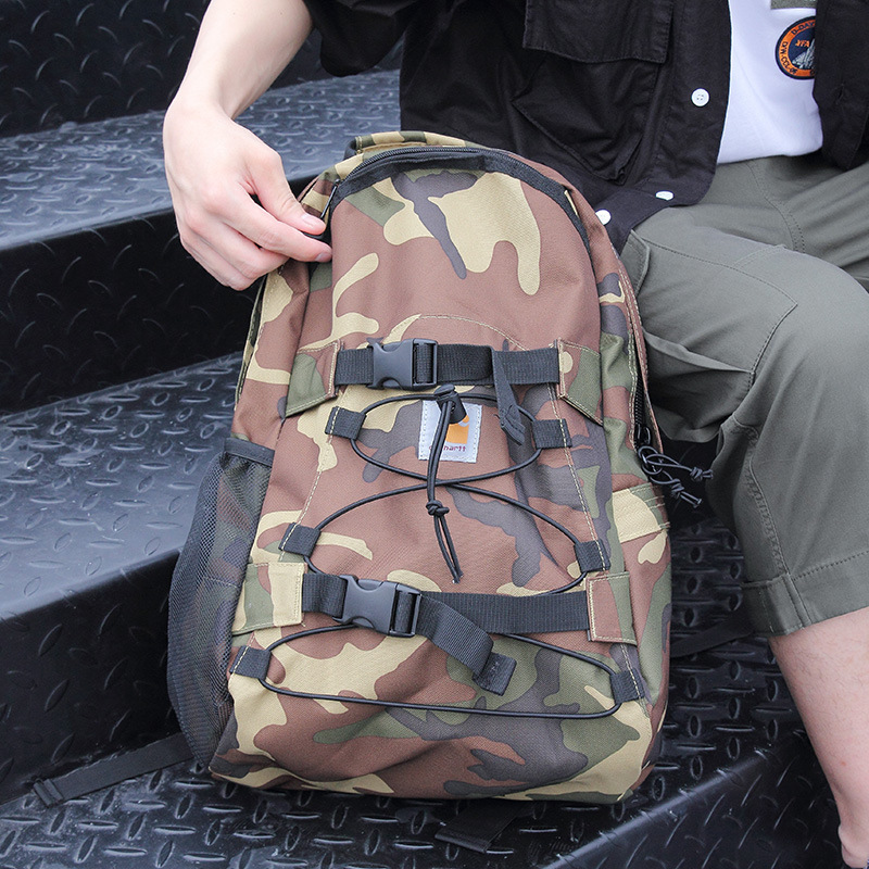 Trendy Brand New Large Capacity Backpack Carhartt Carhartt Men's and Women's Travel Bag Student Schoolbag Computer Backpack