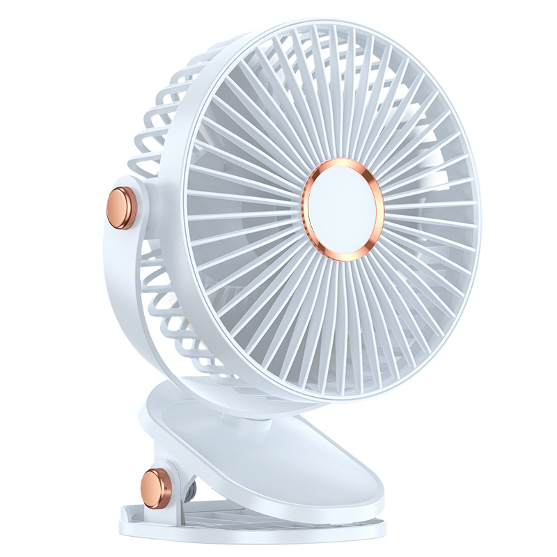 New usb clip fan mini portable charging small fan desktop student dormitory silent small electric fan