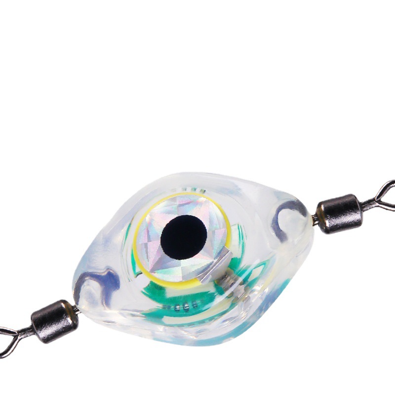 Wei and double turn ring fishing lamp fishing lamp electronic luminous LED night fishing underwater Luya bait lamp wholesale