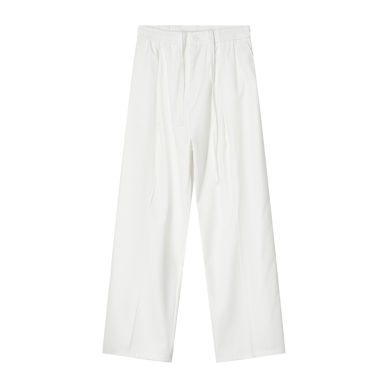 MTLCLOTHES men's clothing | 2023 Summer new loose draping mop high waist commuter simple casual suit pants