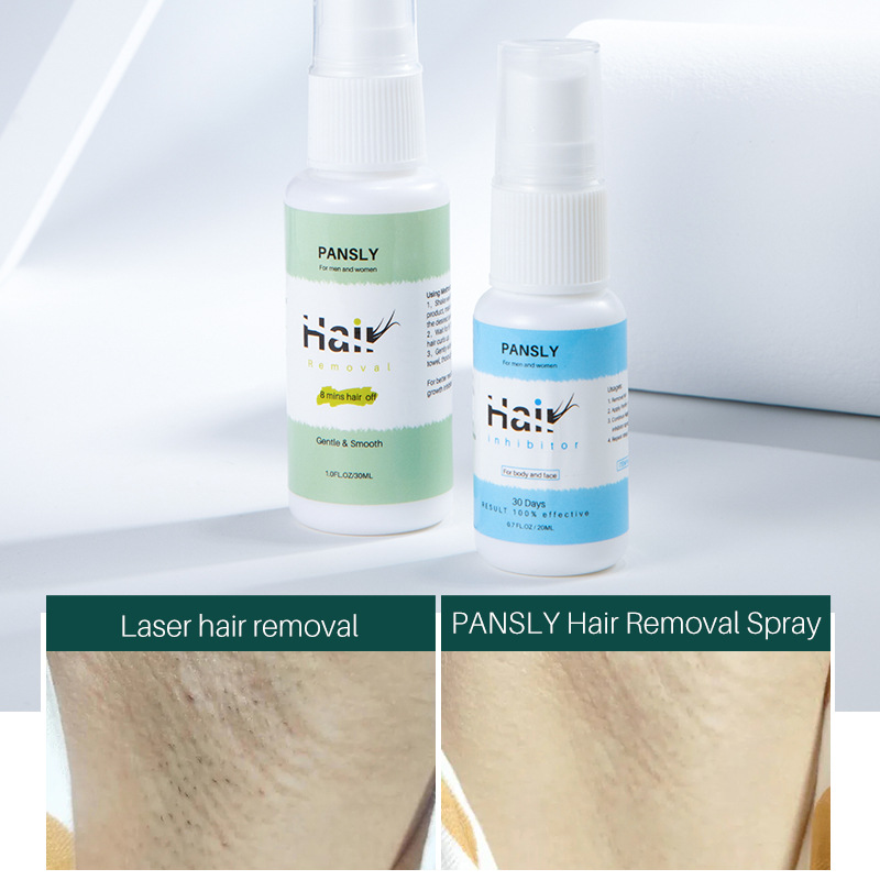 PANSLY Hair remove spray leg Hair hand Hair body care solution mild nutrition moisturizing