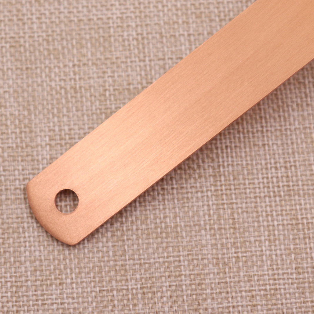 Hot selling 15cm thickened copper ruler spot student office drawing triangle ruler pure brass material