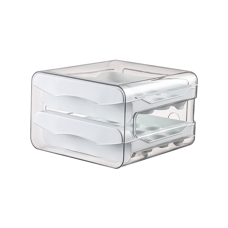 Egg storage box refrigerator storage box PET32 grid home drawer food grade kitchen egg fresh-keeping box