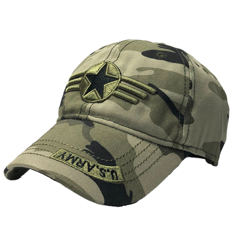 Baseball cap men's spring and autumn camouflage cap cap Korean fashionable outdoor leisure sunscreen cap sunshade hat