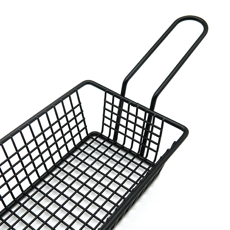 Creative French Fries Basket Fried Chicken Wings Snack Basket Pub Night Shop Snack Dish Western Restaurant Iron Snack Basket