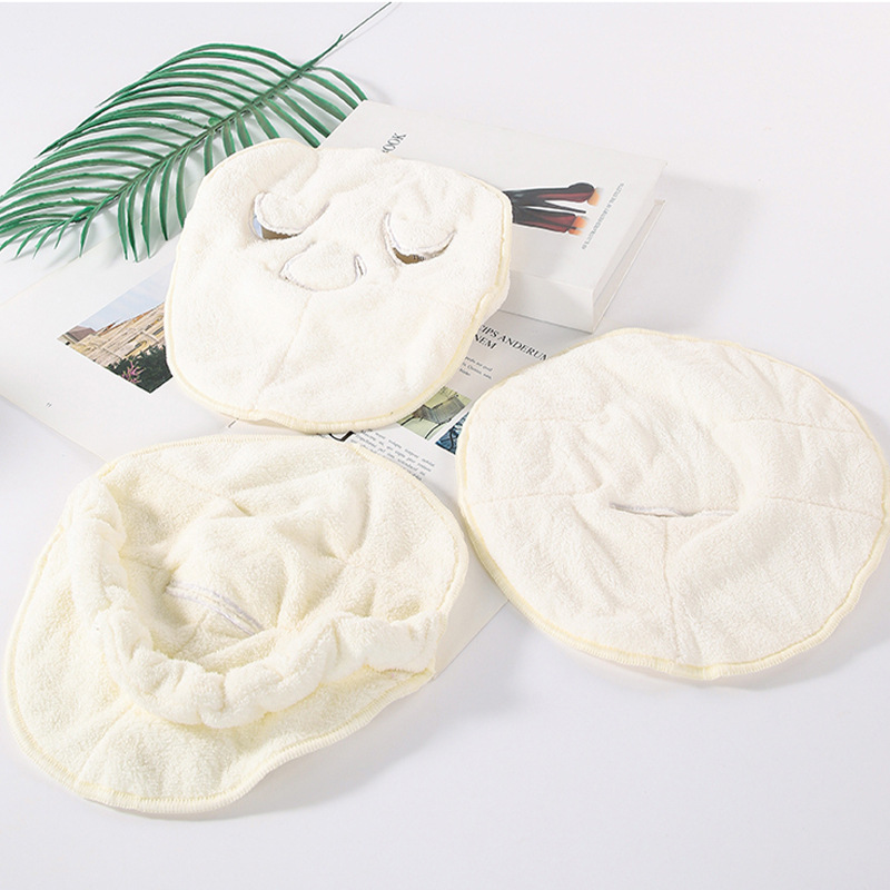 Wholesale hot compress towel beauty salon thickened coral fleece moisturizing moisturizing facial beauty face towel mask cover