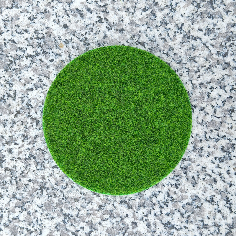 Round simulation lawn fake moss micro landscape moss turf green plant outdoor carpet DIY decorative materials wholesale