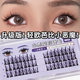 BQI Deviruchi False Eyelashes Natural Female Group Mermaid Eyelashes Single Cluster Segmented False Eyelashes Self-connecting Eyelashes