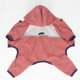 PSM pet dog dog clothing rainproof breathable portable reflective printing four-legged raincoat cat and dog supplies spot wholesale