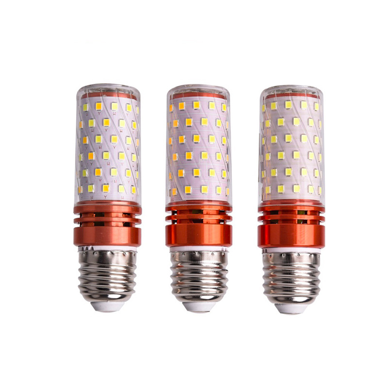 Lawn lamp wall lamp moisture-proof lamp recommended to adapt the light source White warm white two-color variable light 12W bald strong E27 bulb