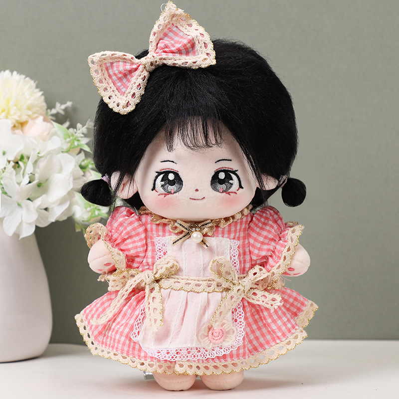 In stock 20cm cotton doll suit 20cm doll clothes Star Doll dress up wool sweater dress sub-collection