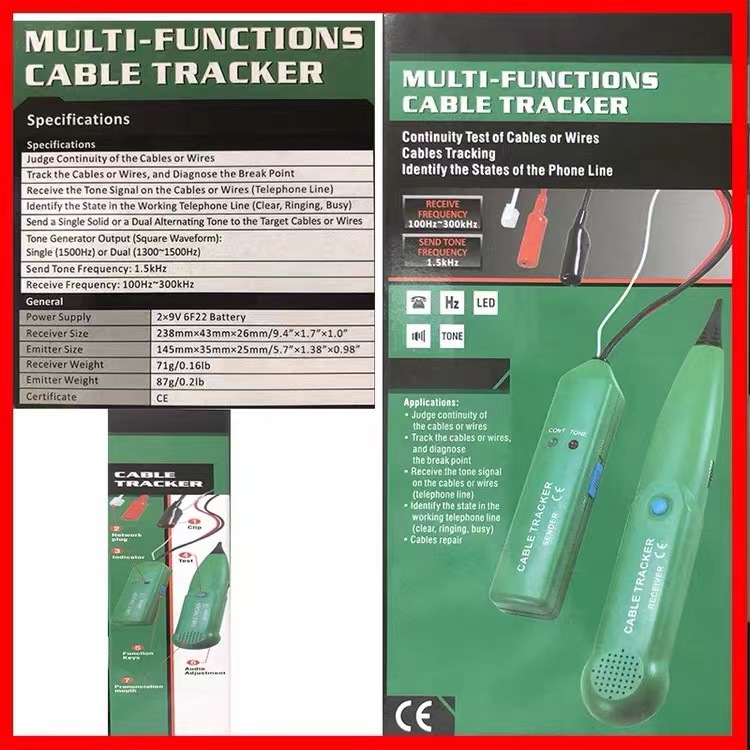 Foreign trade MS6812 cable tracker tester network cable line finder Line Finder Line Finder Line Finder