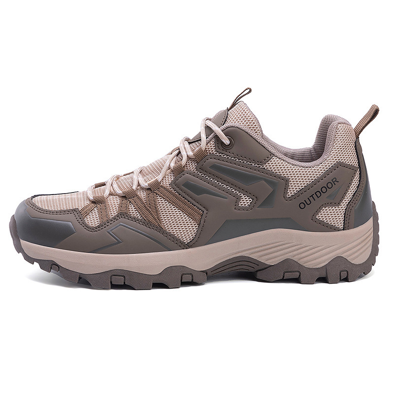 Couple outdoor sports hiking shoes non-slip wear-resistant fashion camping hiking shoes men's anti-collision breathable climbing shoes for women