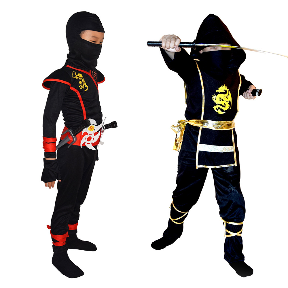 Halloween Children's Ninja Costume Performance Costume Japanese Ninja Costume Night Clothes cosplay Performance Costume Wanno