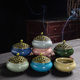 Ceramic Incense Burners Home Yiwu Wholesale Incense Kiln Change Ge Kiln Incense Burners Temple Aromatherapy Plate Tower Incense Small Plate Incense Burners