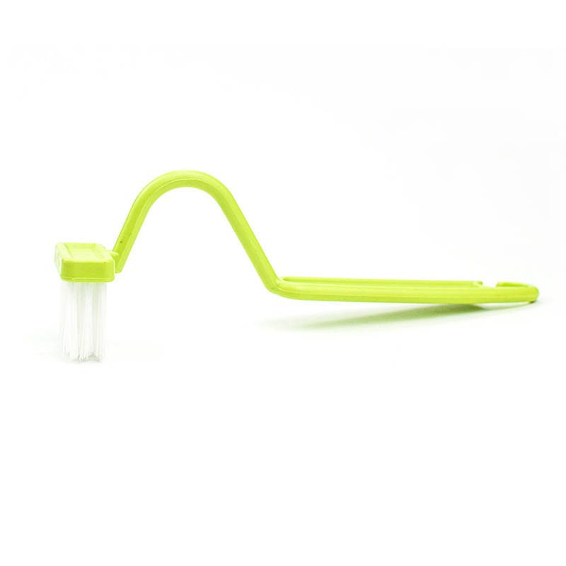 in stock small v toilet brush s-shaped multifunctional cleaning toilet gap brush curved small brush to clean dead corners